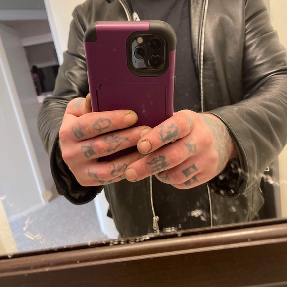 Soul Revolver Large Men’s Leather Riding Jacket - Picture 3 of 6